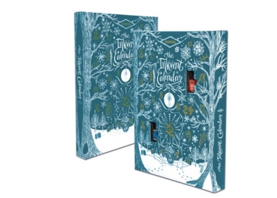 Diamine Inkvent Teal Edition Winter Calendar 2025 Fontana Penna fontanapenna.com