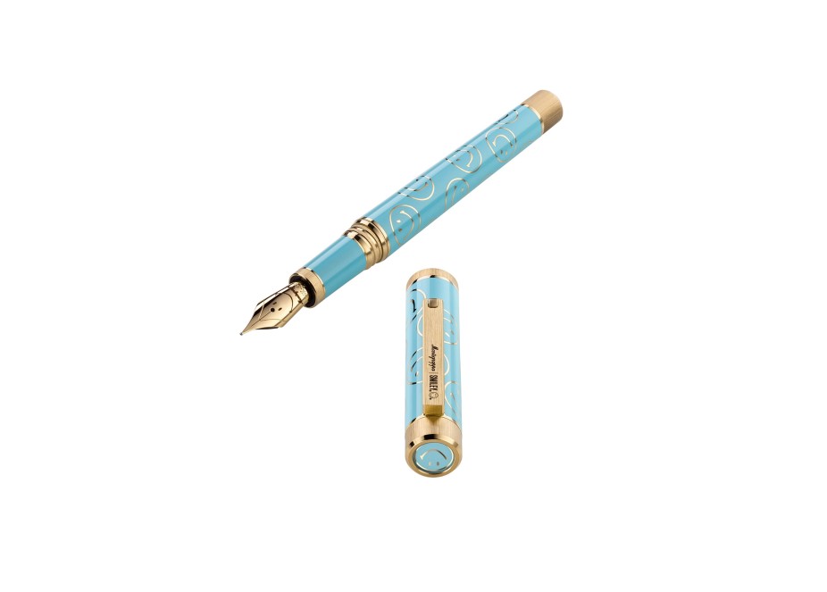 Montegrappa Smiley® Heritage Collection Get Happy! Fountain Pen Fontana Penna fontanapenna.com
