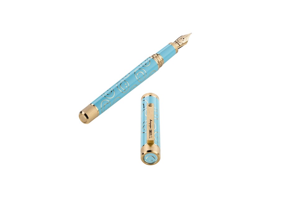 Montegrappa Smiley® Heritage Collection Get Happy! Estilográfica Fontana Penna fontanapenna.com