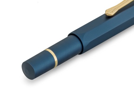 Kaweco PISTON AL SPORT Navy/Gold Fountain Pen Fontana Penna fontanapenna.com