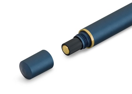 Kaweco PISTON AL SPORT Navy/Gold Estilográfica Fontana Penna fontanapenna.com