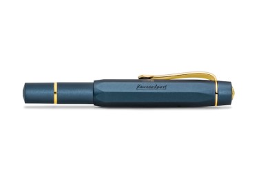 Kaweco PISTON AL SPORT Navy/Gold Estilográfica Fontana Penna fontanapenna.com 2