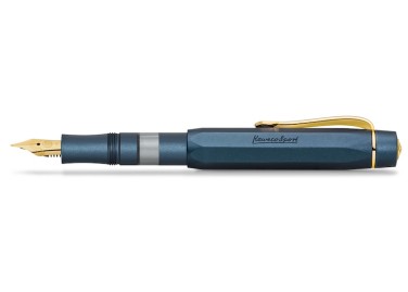 Kaweco PISTON AL SPORT Navy/Gold Estilográfica Fontana Penna fontanapenna.com
