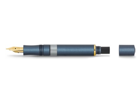 Kaweco PISTON AL SPORT Navy/Gold Estilográfica Fontana Penna fontanapenna.com