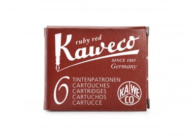 Kaweco tinta 6 cartuchos Rojo