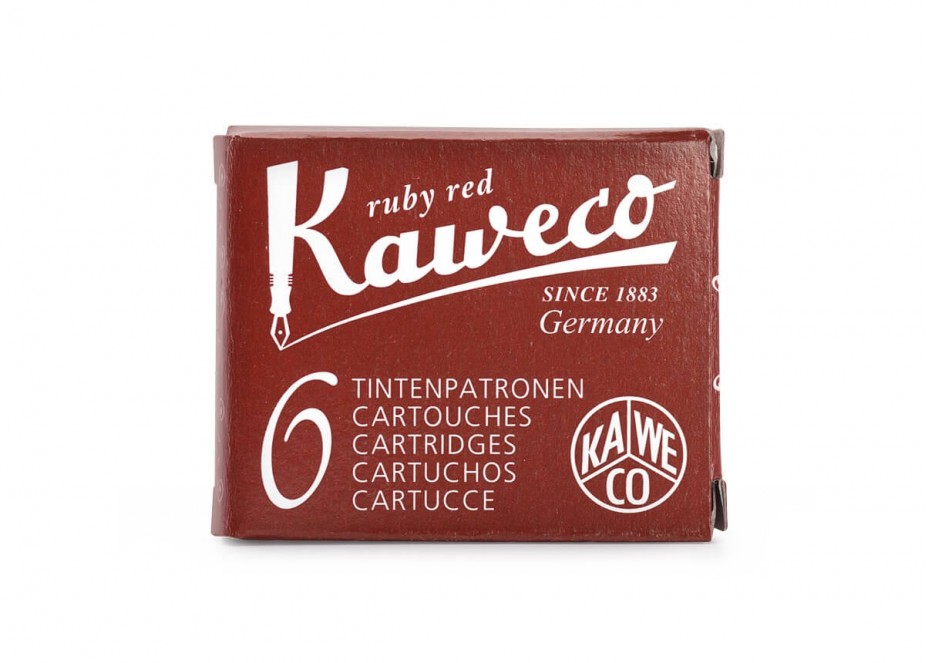 Kaweco Ink cartridges 6 pieces Ruby Red