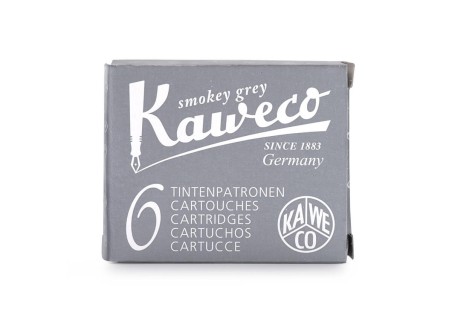 Kaweco Ink cartridges 6 pieces Smokey Grey