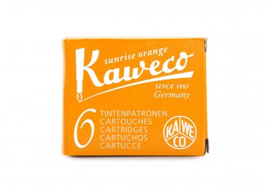 Kaweco Ink cartridges 6 pieces Sunrise Orange 