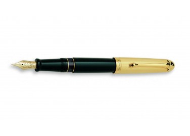 Aurora 88 Black & Gold Fountain Pen