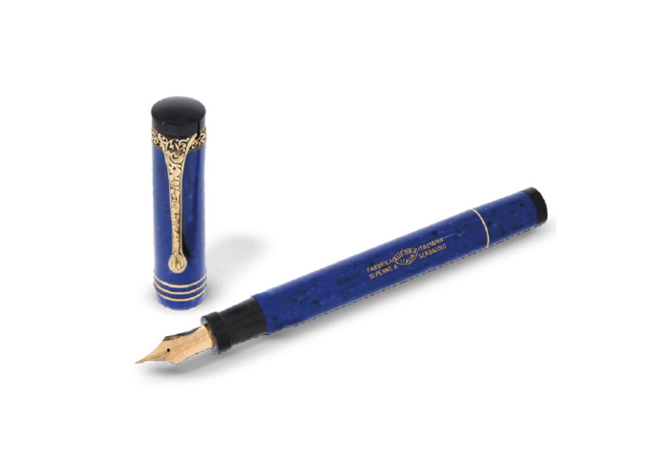 Aurora Internazionale Vermeil and Gold Plated Trims Solid Gold Nib Fountain Pen