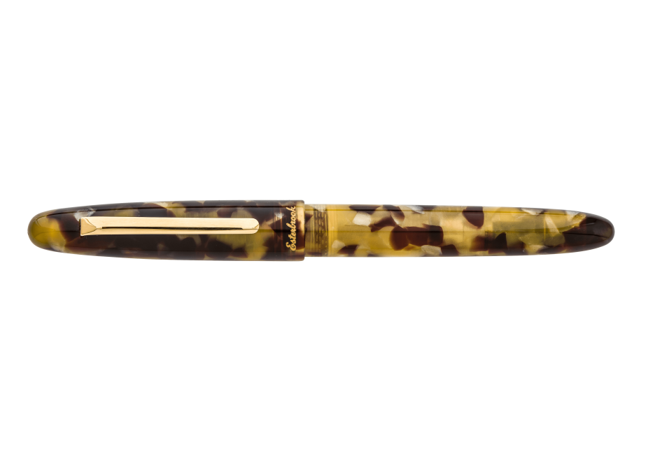 Esterbrook Estie E137 Tortoise Gold Trim Rollerball Pen