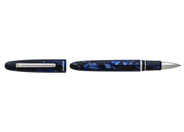 Estie E147 Cobalt Silver Trim Rollerball Pen