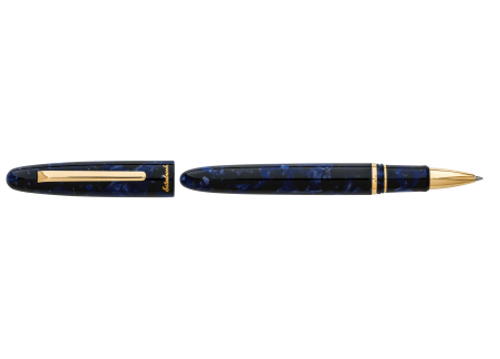 Estie E157 Cobalt Gold Trim Rollerball Pen