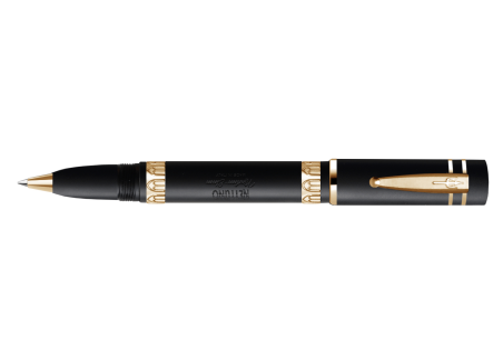 Nettuno Nineteen-Eleven Black Sands Gold Rollerball Pen