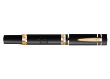 Nettuno Nineteen-Eleven Black Sands Gold Rollerball Pen