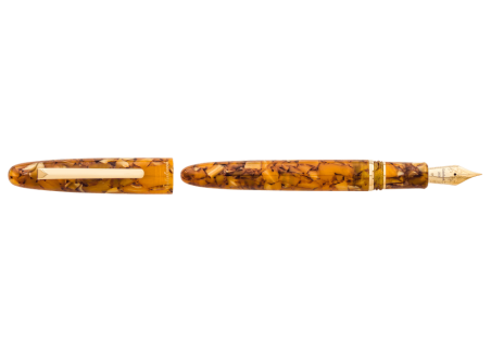 Estie E426 Honeycomb Gold Fountain Pen