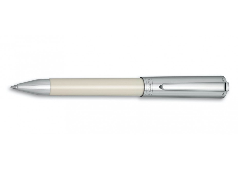 Aurora TU Metal Cap Chrome Ivory Ballpoint Pen