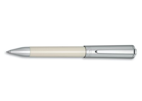 TU Metal Cap Chrome Ivory Ballpoint Pen
