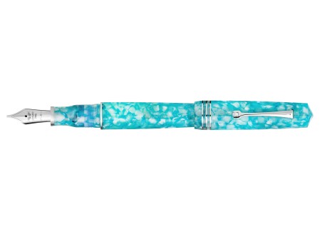 Momento Zero GRANDE Blue Fiordacqua Fountain Pen