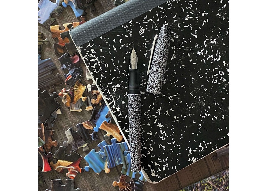 Camden E946 Comp BLACKENED Fountain Pen