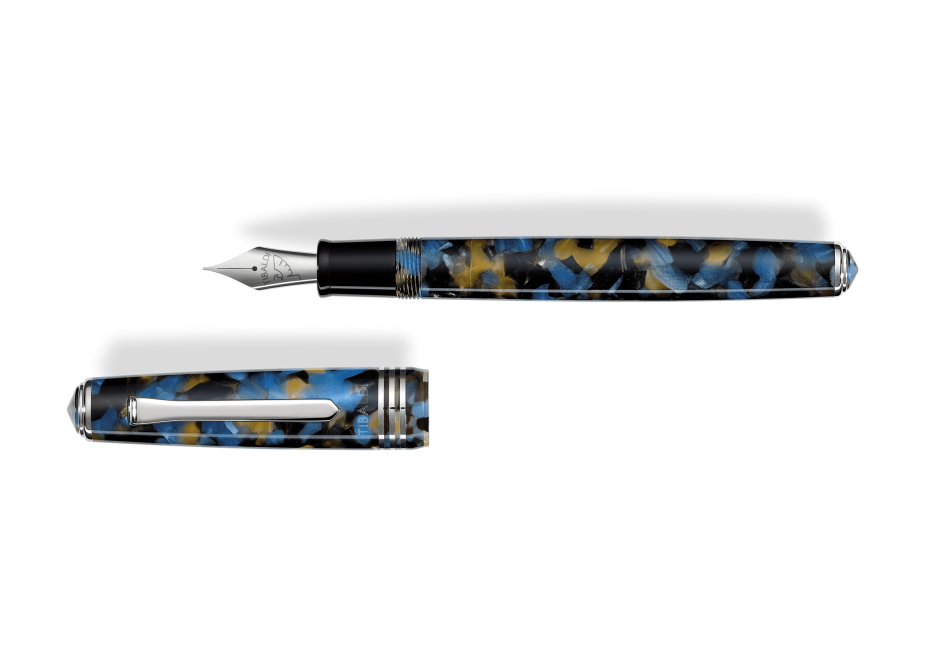 Tibaldi N60 Samarkand Blue Resin Fountain Pen