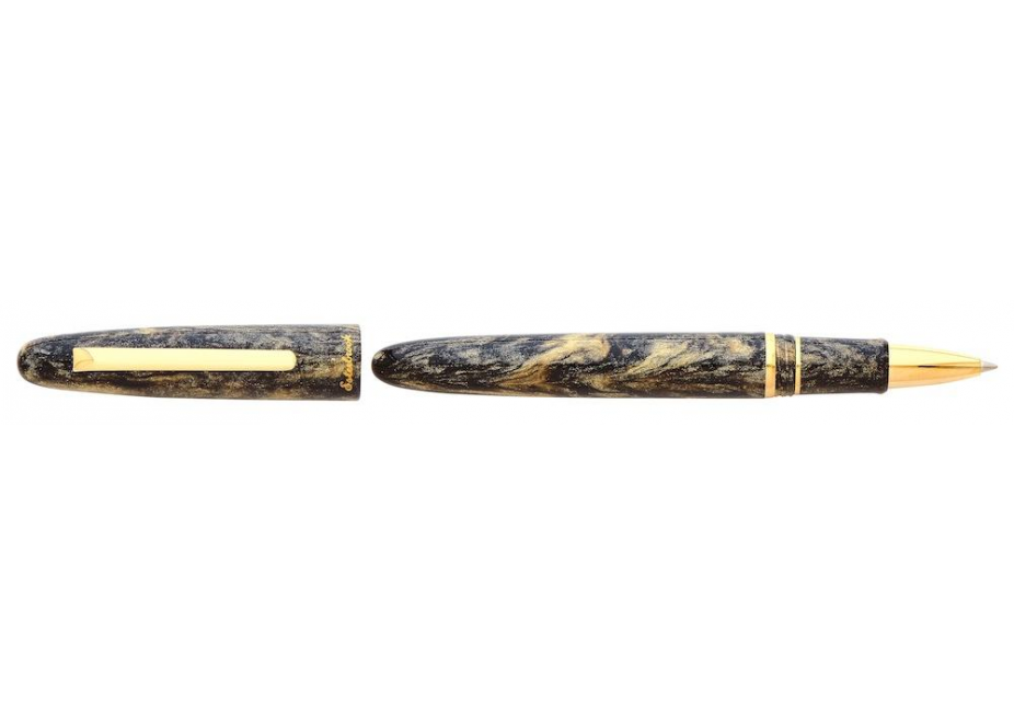 Esterbrook Estie Gold Rush Prospector Black Rollerball Pen limited edition