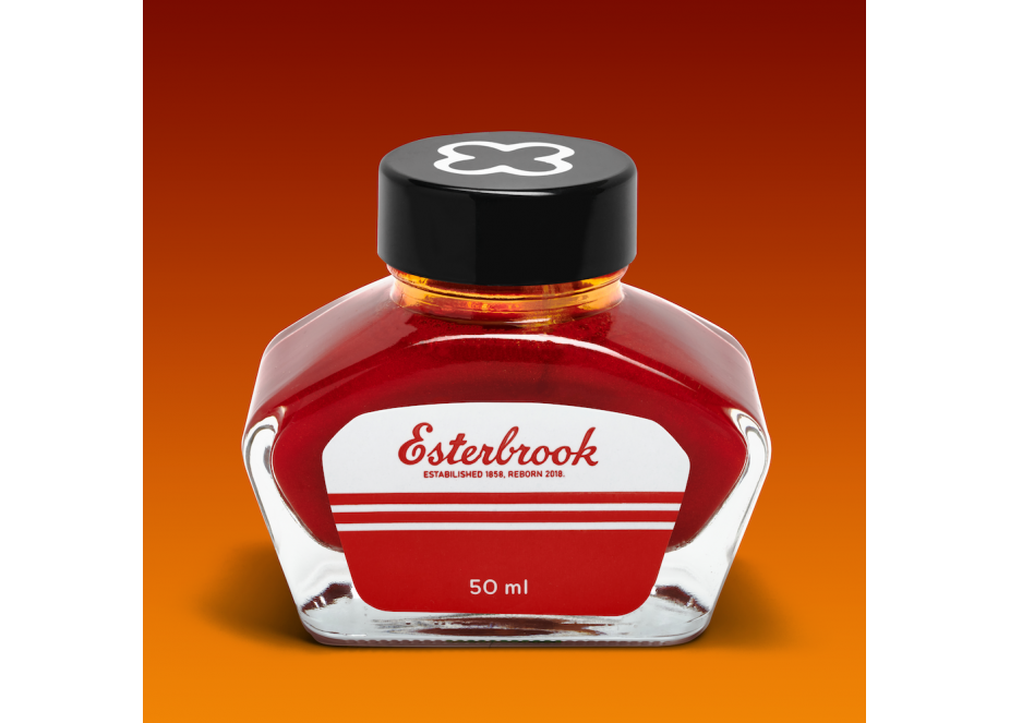 Esterbrook Ink bottle 50ML Shimmer Tangerine