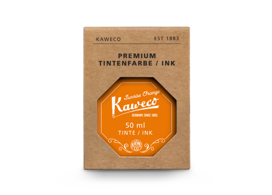 Kaweco Ink bottle 50ML Sunrise Orange 2021