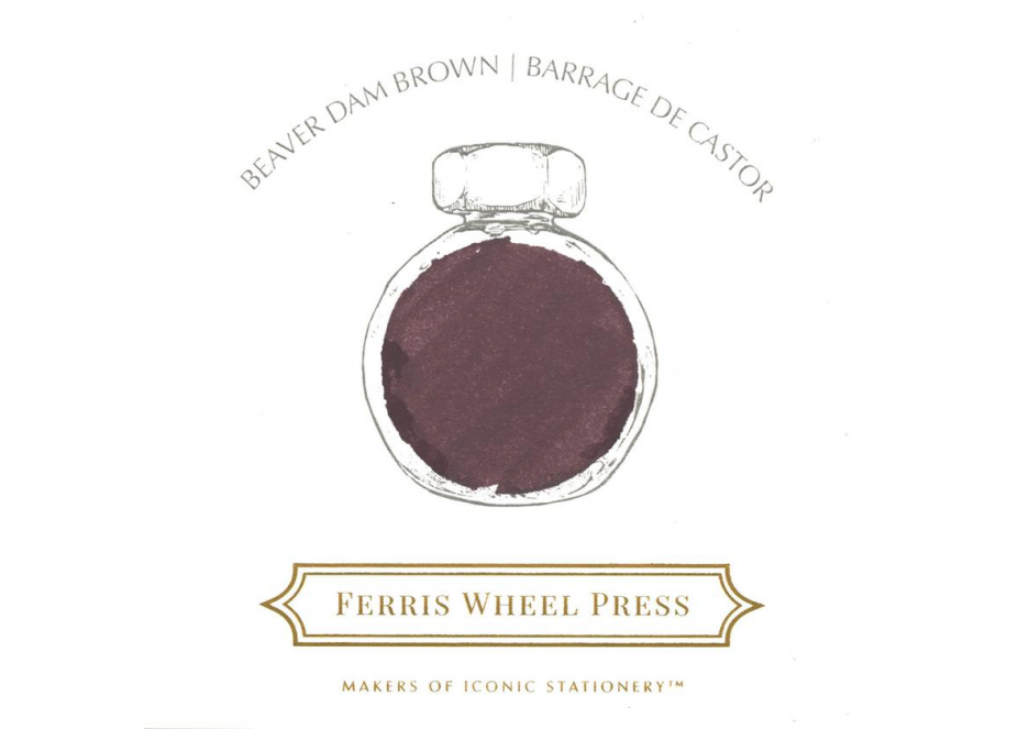 Ferris Wheel Press 38ml Beaver Dam Brown Ink