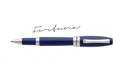 Fortuna Palladium & Blue Rollerball Pen